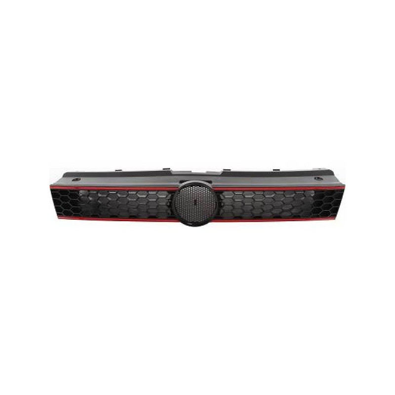 Grille de calandre – Volkswagen Polo 6C/6R 09-14 – finition rouge/noir
