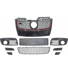 Grille de calandre avec accessoires – Volkswagen Golf 5 03-08 – réf. 1K0807285B