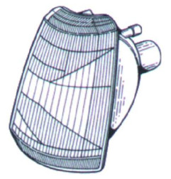 Feu clignotant avant droit - Peugeot 205 83-96 - réf. 630317