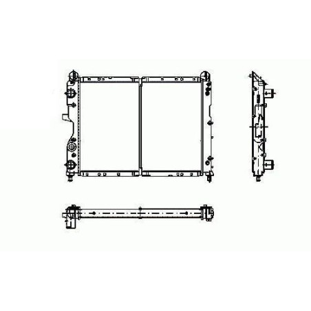 Radiateur 1,7L D/1,9L D-TD ALFA ROMEO 145 / 146 du 06/1994 au 10/2000  46404422 - 7610803