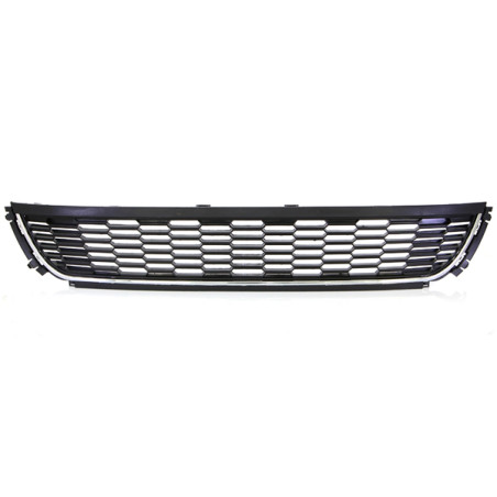 Grille centrale de pare-chocs avant chromée - Volkswagen Polo 09- - réf. 6R08536719B9