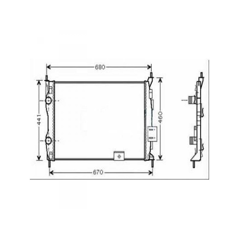 Radiateur Nissan Qashqai 2007-2010 | Premium Auto Pro