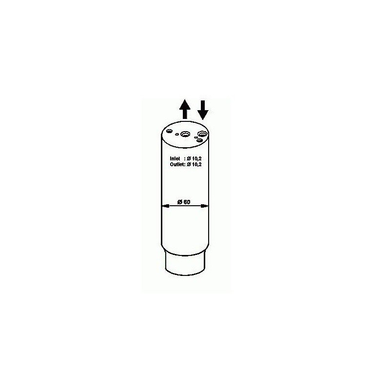 Bouteille déshydratante ALFA ROMEO 145 / 146 du 06/1994 au 10/2000  4478130370 | 5766670200 | 60617282 Voir plus | 60626904 | 60