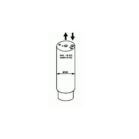Bouteille déshydratante ALFA ROMEO 145 / 146 du 06/1994 au 10/2000  4478130370 | 5766670200 | 60617282 Voir plus | 60626904 | 60