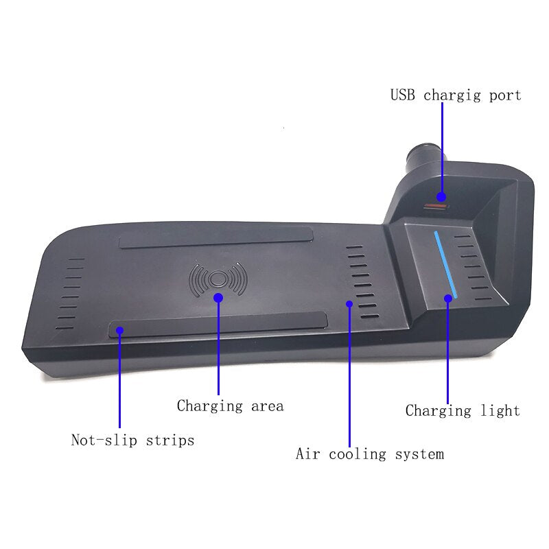 Chargeur rapide sans fil pour Audi A3 8V S3 2014 – 2020